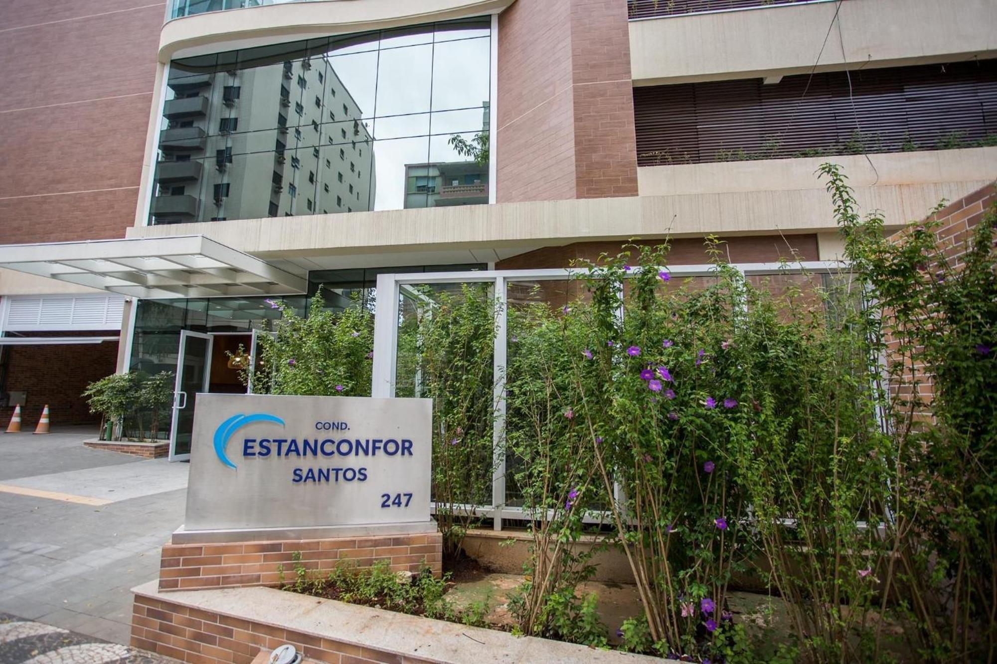 Ferienwohnung Residencial Estanconfor Com Vista Mar 2 Ac E Garagem Santos  Exterior foto